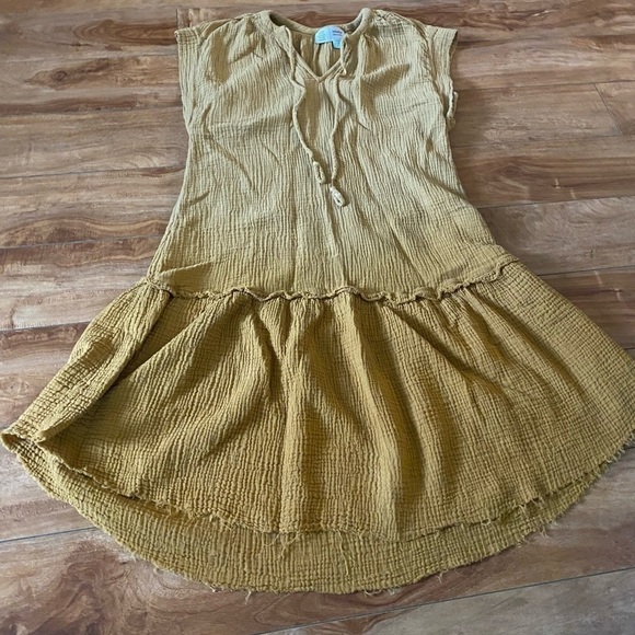 Saturday Sunday by Anthropologie Women’s Lydia Yellow Ombré Tunic Dress size S - Picture 2 of 14
